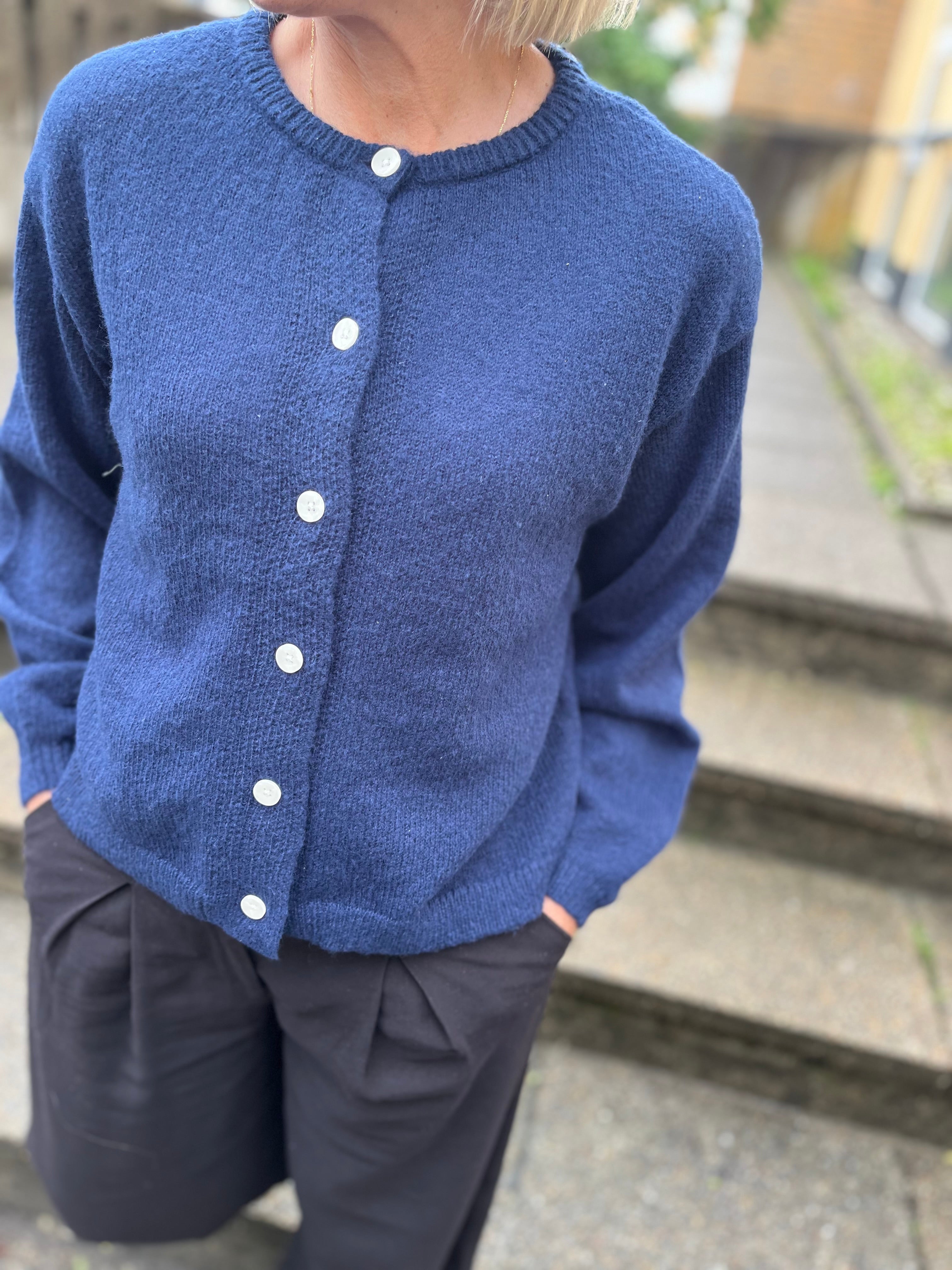 PCIDA Knit Cardigan - Maritime Blue